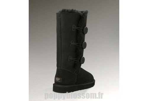 Sommet des charts Ugg-089 Triplet Bailey Button bottes noires?